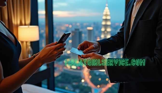 KL Escort Woman uses phone to verify Escort girl service profile with credit card Girl Service