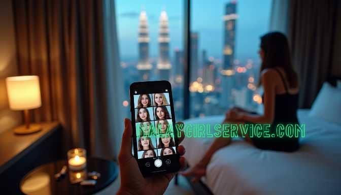 KL Escort Girl service escort in Kuala Lumpur hotel room with city view Girl Service